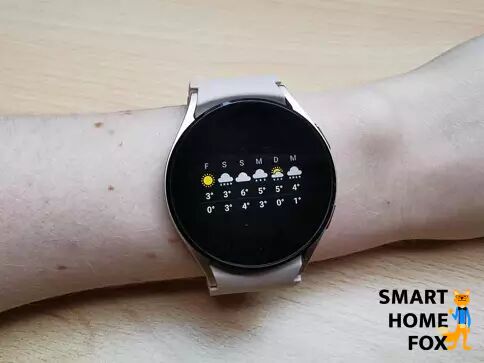 montre connectee afficher meteo